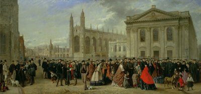 Degree Morning at Cambridge in 1863 by Robert Farren